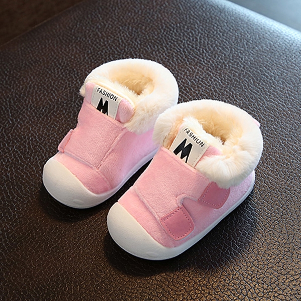1~6M嬰兒軟底保暖棉鞋